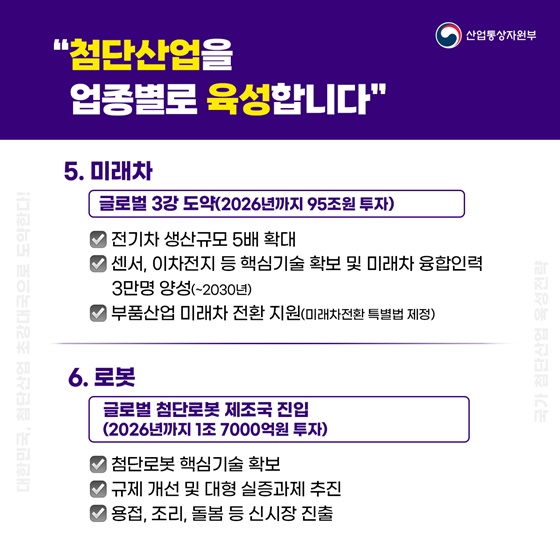 대한민국, 첨단산업 초강대국으로 도약한다!