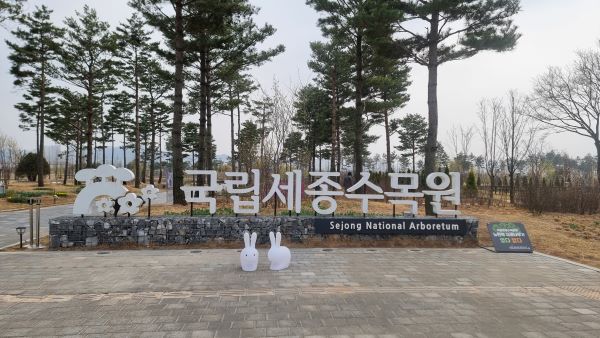 대한민국 최초의 도심형 수목원인 국립세종수목원. 큰 공원과 사계절 온실 등 다양한 볼거리가 많았다.
