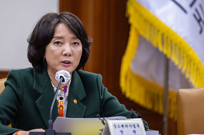 이영 중소벤처기업부 장관이 6일 서울 종로구 정부서울청사에서 열린 비상 경제장관회의 겸 수출 투자대책 회의에 참석해 지역중소기업 혁신성장 촉진 방안을 발표하고 있다.(사진=저작권자(c) 연합뉴스, 무단 전재-재배포 금지)