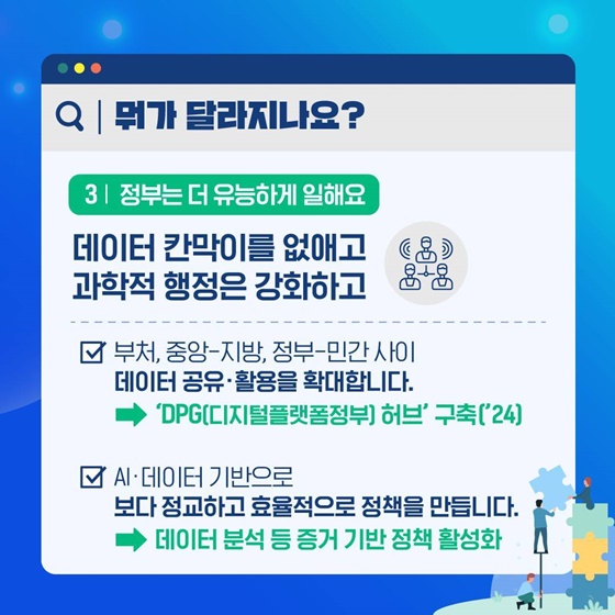 “국민은 편리하게, 정부는 똑똑하게, 기업은 성장하도록”