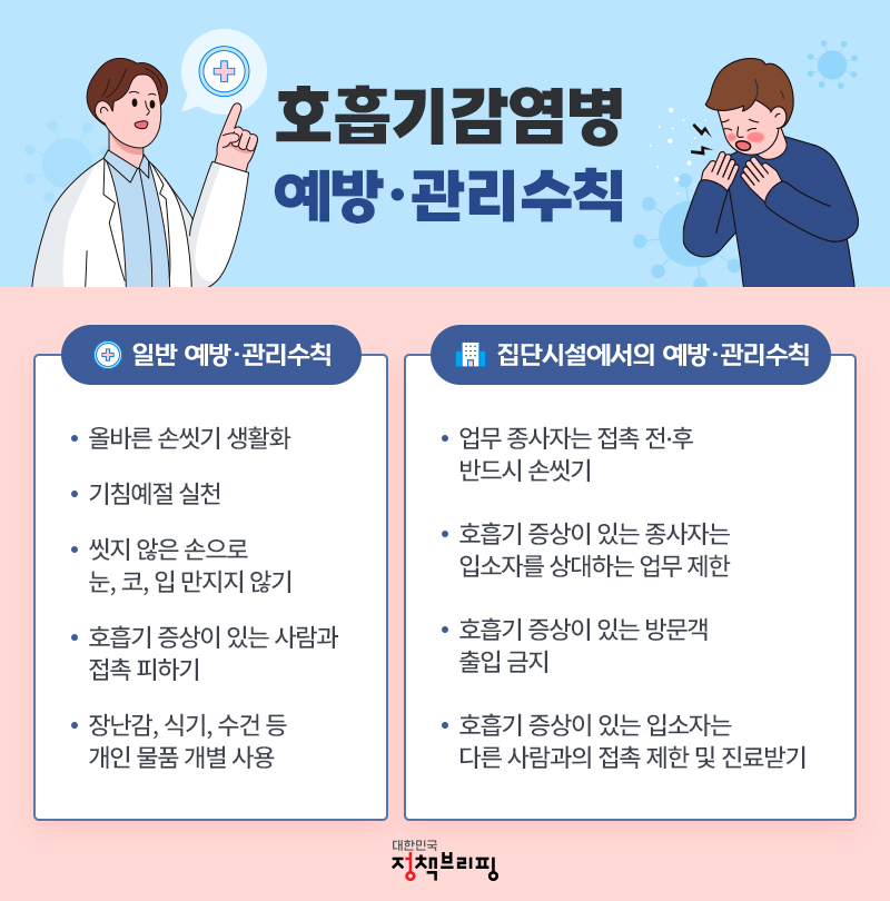 호흡기감염병 예방.관리수칙