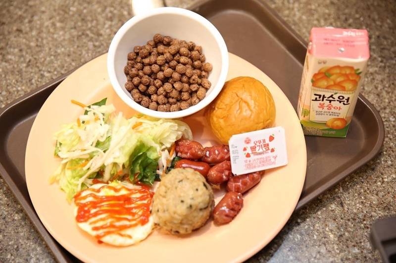 학교에서 제공되는 '천원의 아침밥'.