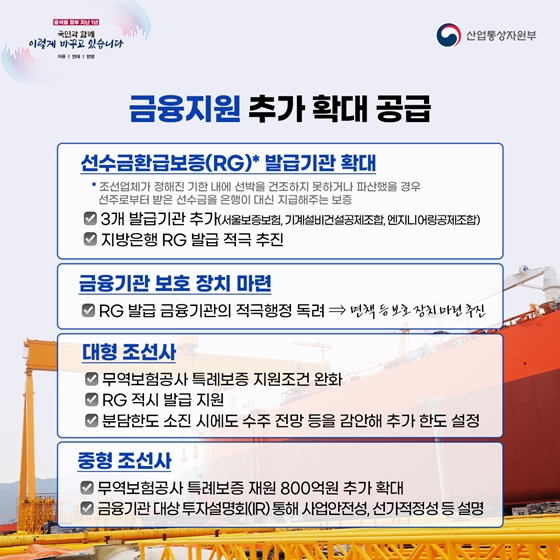[윤석열 정부 지난 1년] 민간은 끌고 정부는 밀고…“조선산업 재도약 앞당긴다!”