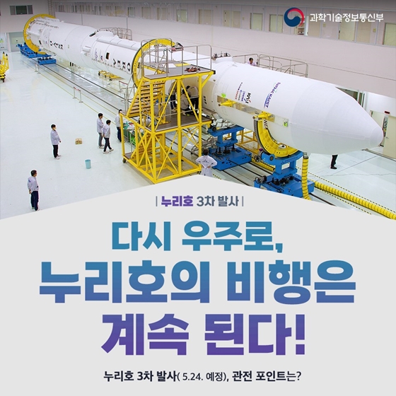 [누리호 3차 발사] 다시 우주로, 누리호의 비행은 계속된다!