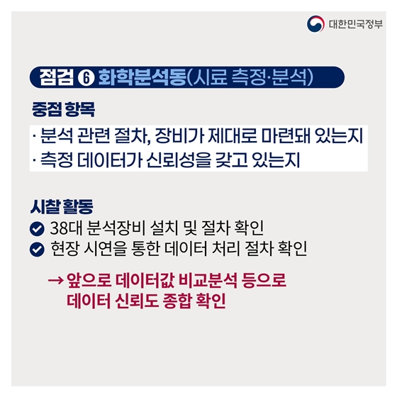 후쿠시마 원전 오염수 전문가 현장시찰단 주요활동 결과