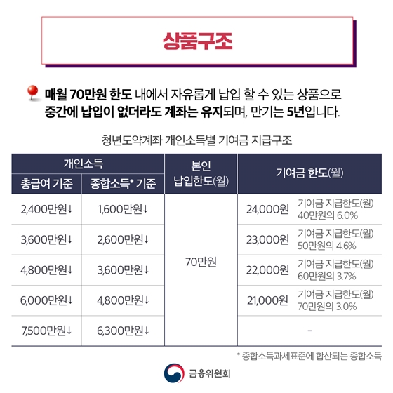 “힘찬 미래 높은 도약” 청년도약계좌 시작합니다!