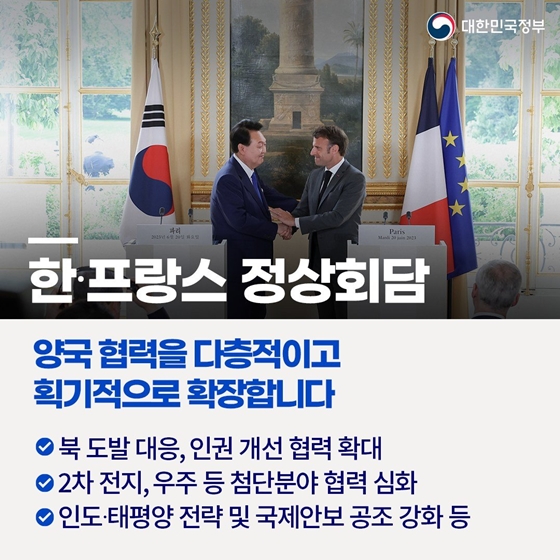 키워드로 보는 윤석열 대통령 프랑스·베트남 순방 (6.19.-24.)