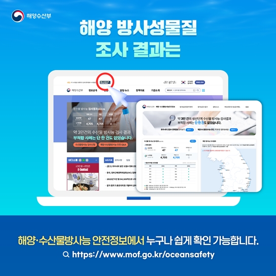 [해양방사능 조사] 방사능으로 부터 안전한 우리바다
