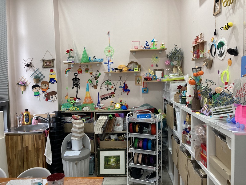 다양한 미술 활동을 할 수 있는 공간