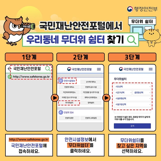 폭염에 꼭 알아두면 좋은 무더위 쉼터에 관한 모든 것!