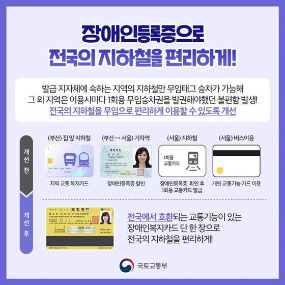 장애인의 이동 편의를 위한 정책서비스가 있다고? 하단내용 참조