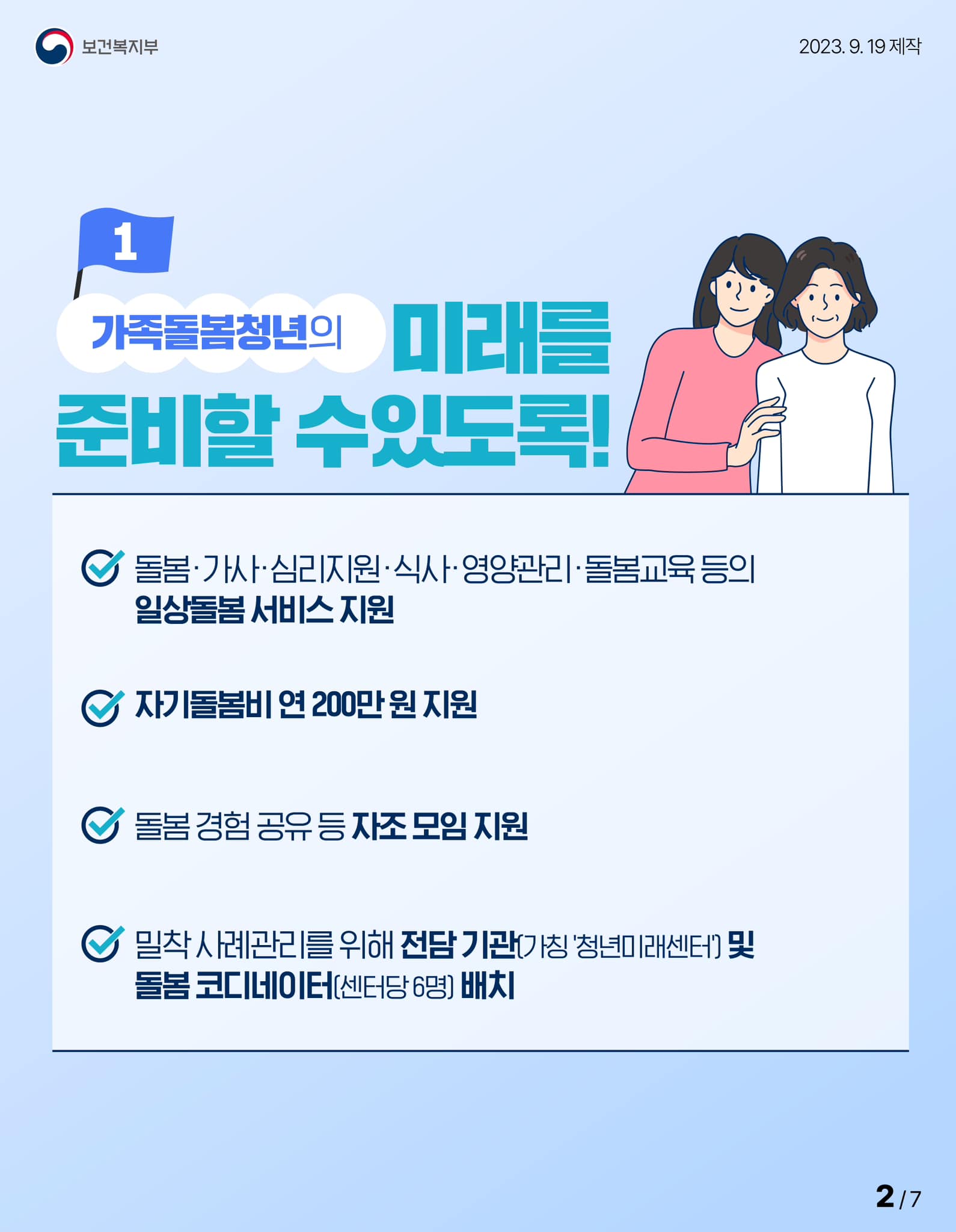[청년 복지 5대 과제] 청년의 삶을 보듬고 내일을 지원합니다!