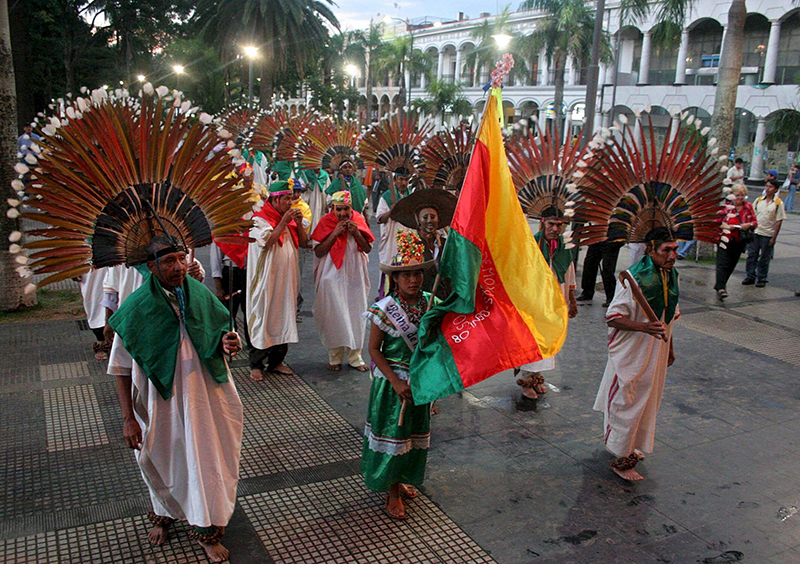 2008년 볼리비아에서 열린 <국제 바로크 르네상스 음악축제> (사진=저작권자(c) EPA/연합뉴스, 무단 전재-재배포 금지)