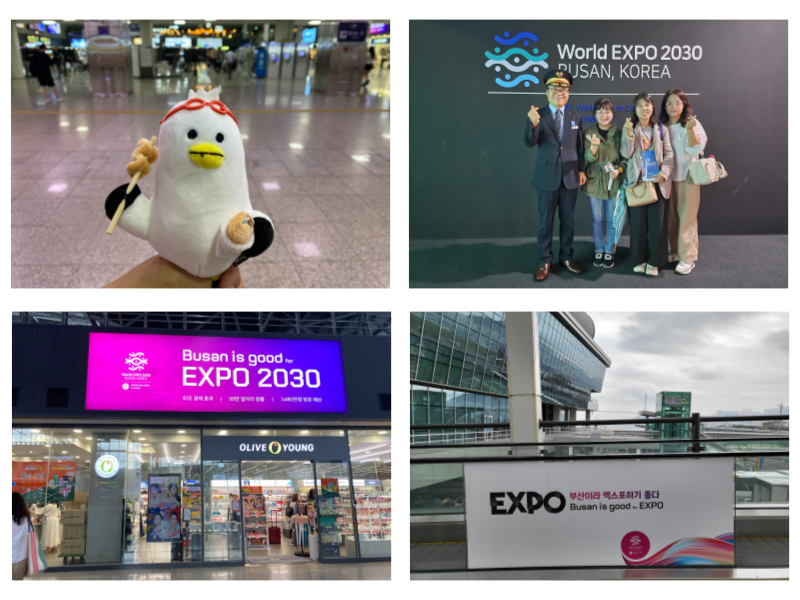 부산이라 엑스포하기 좋다(Busan is good for EXPO)
