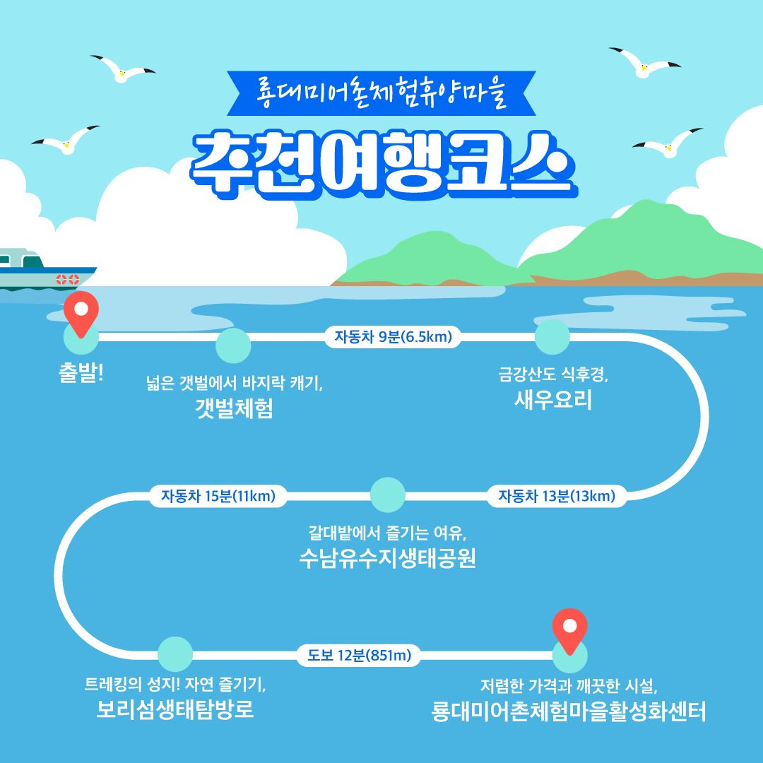 10월에 가기 좋은 어촌 안심 여행지 ② 경남 고성 룡대미 어촌체험 휴양마을