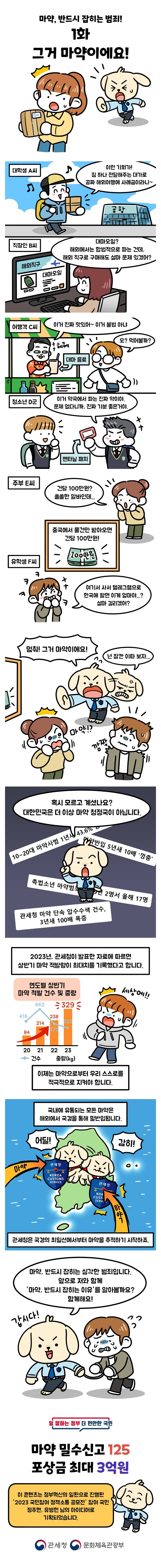 [마약, 반드시 잡히는 범죄] 1화. 그거 마약이에요!