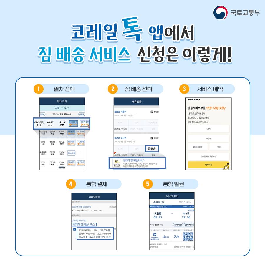 코레일톡 앱 어디까지 사용해 봤니?
