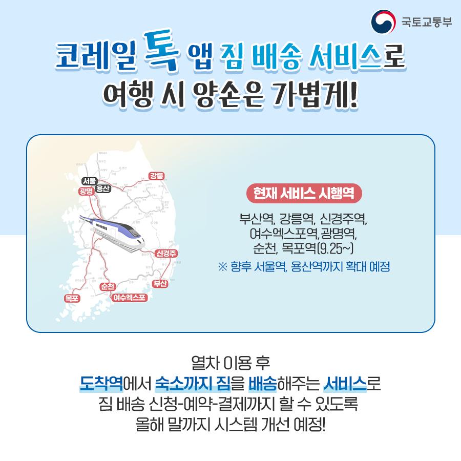 코레일톡 앱 어디까지 사용해 봤니?
