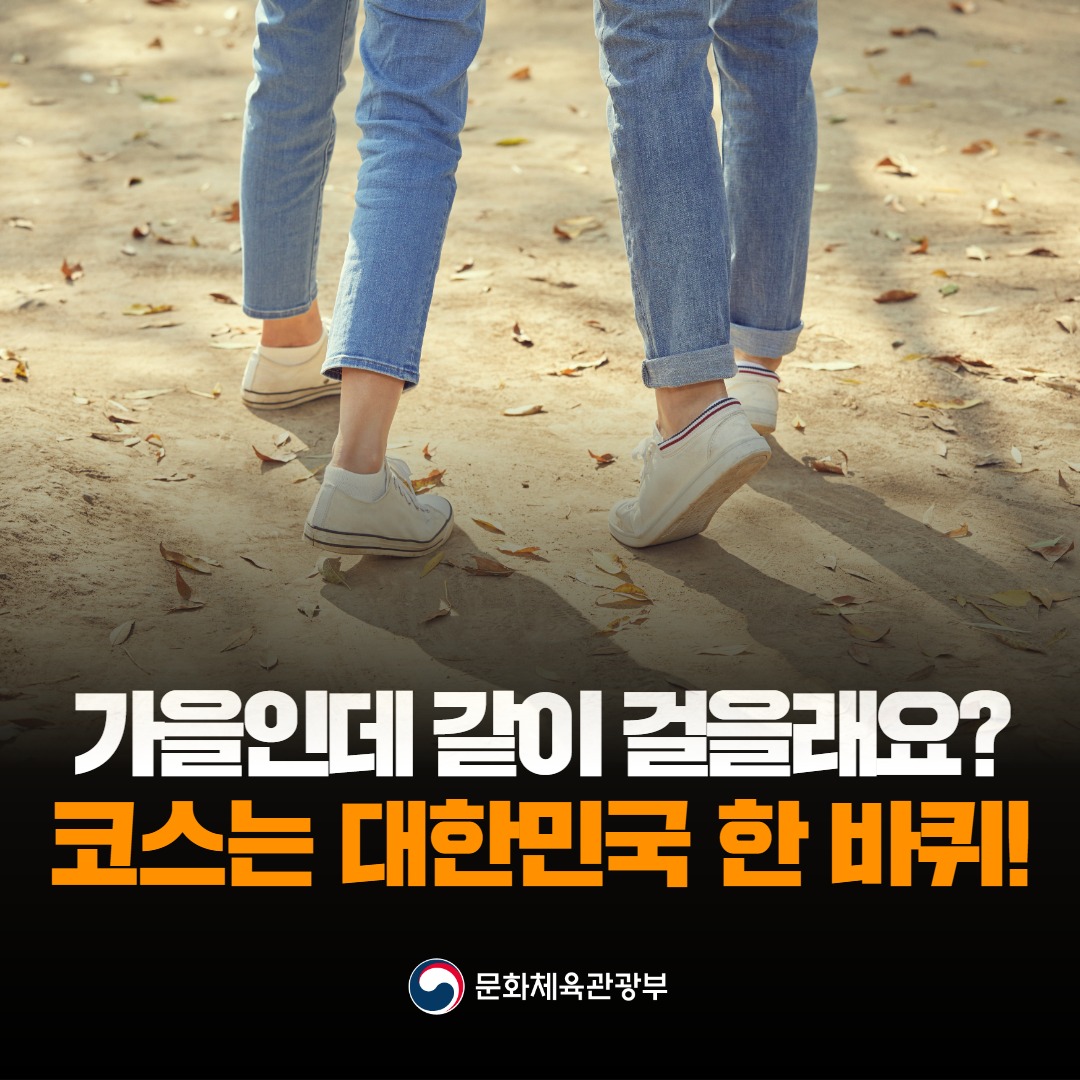 가을인데 길이 걸을래요? 코스는 대한민국 한 바퀴!