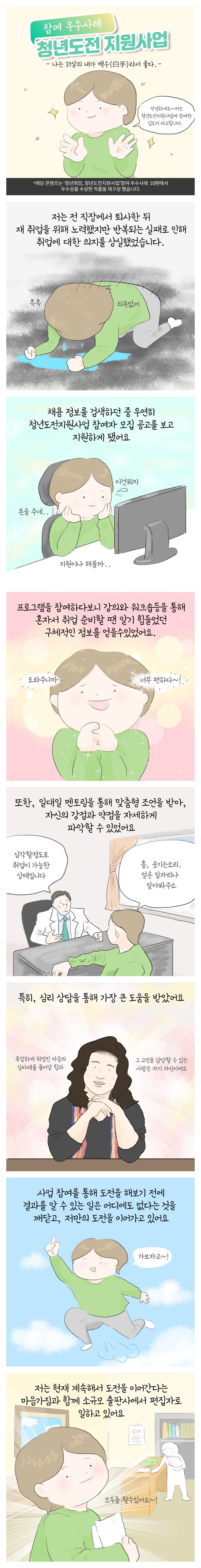 청년도전 지원사업 참여 우수사례 1편
