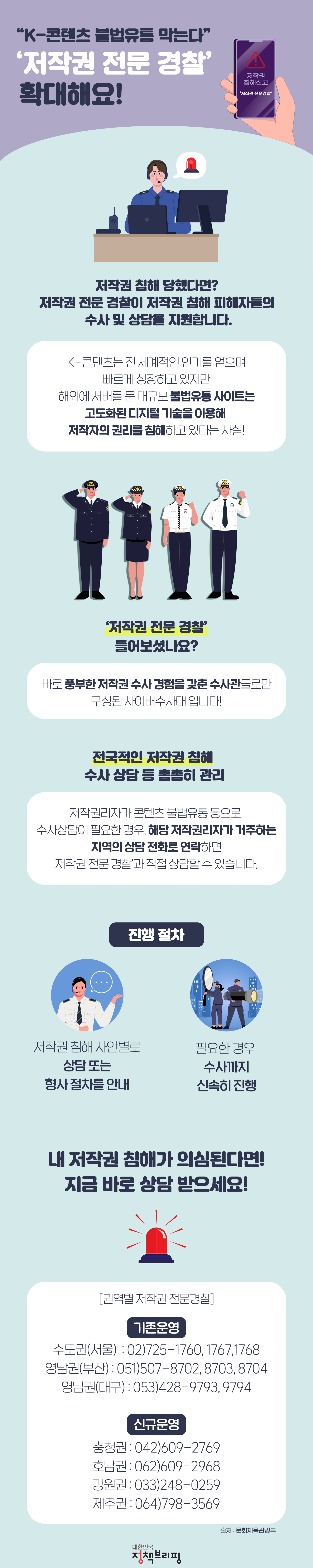 내 콘텐츠가 불법 유통?&hellip;&ldquo;전국 &lsquo;저작권 전문 경찰&rsquo;에 상담하세요&rdquo; 하단내용 참조