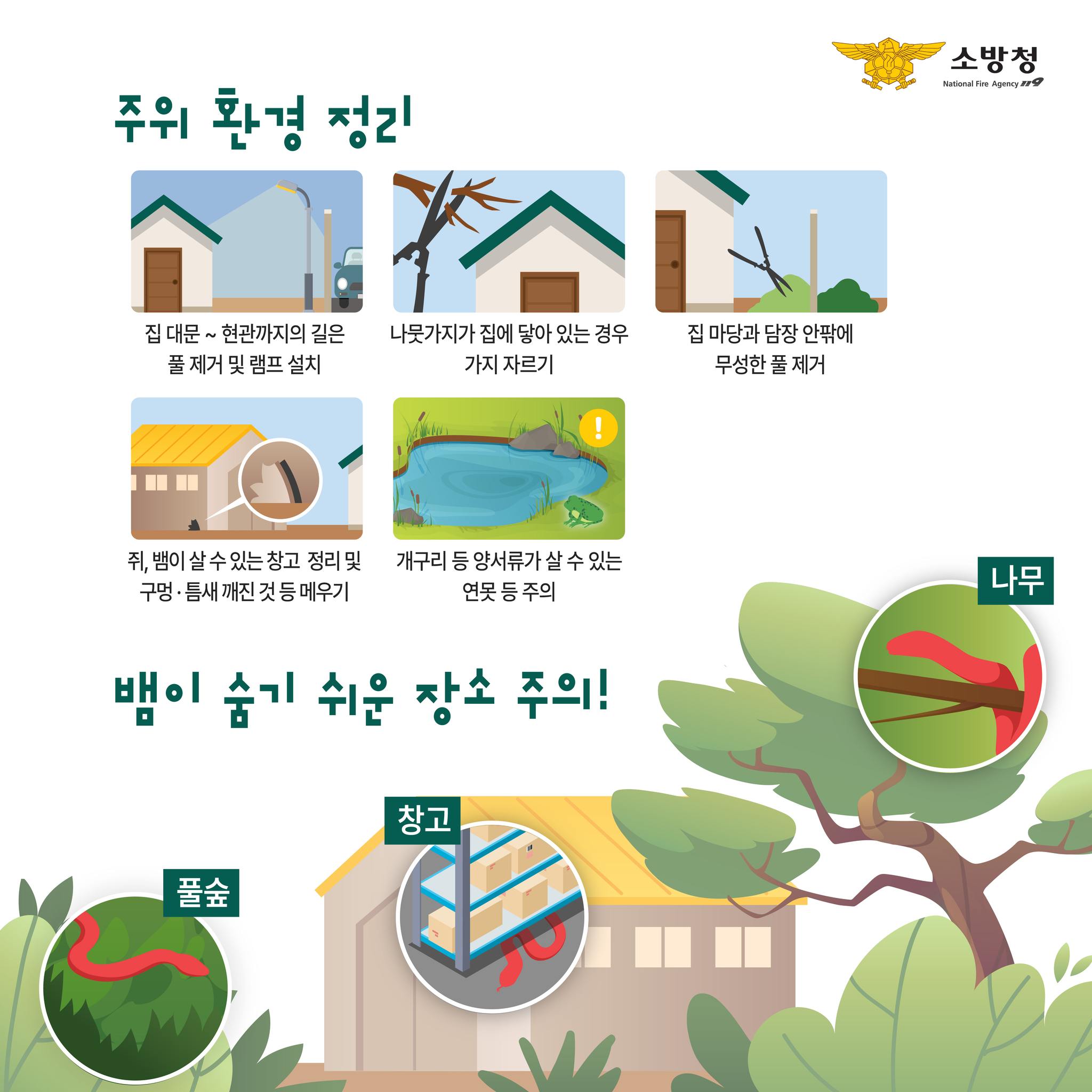 뱀물림 사고 안전상식