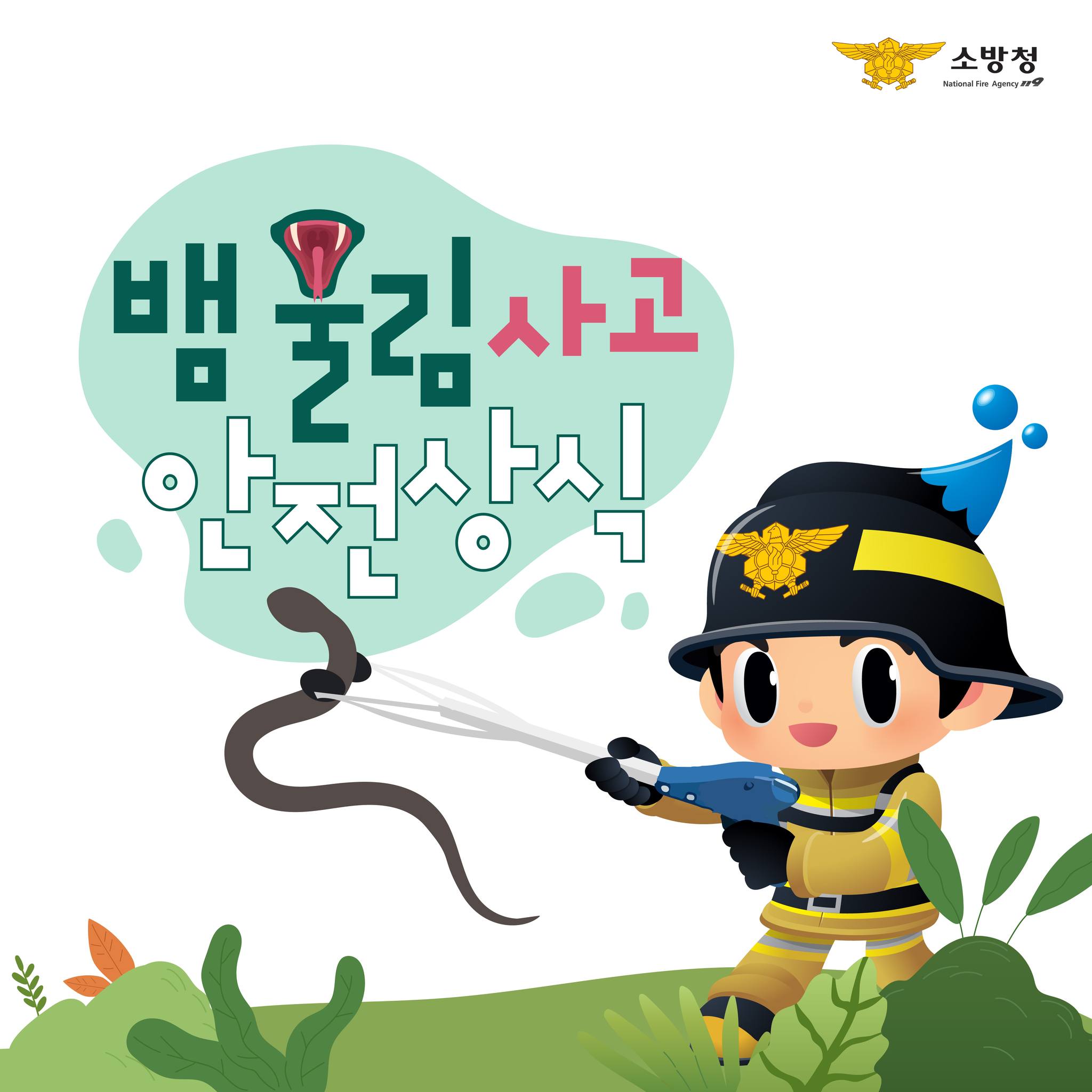 뱀물림 사고 안전상식