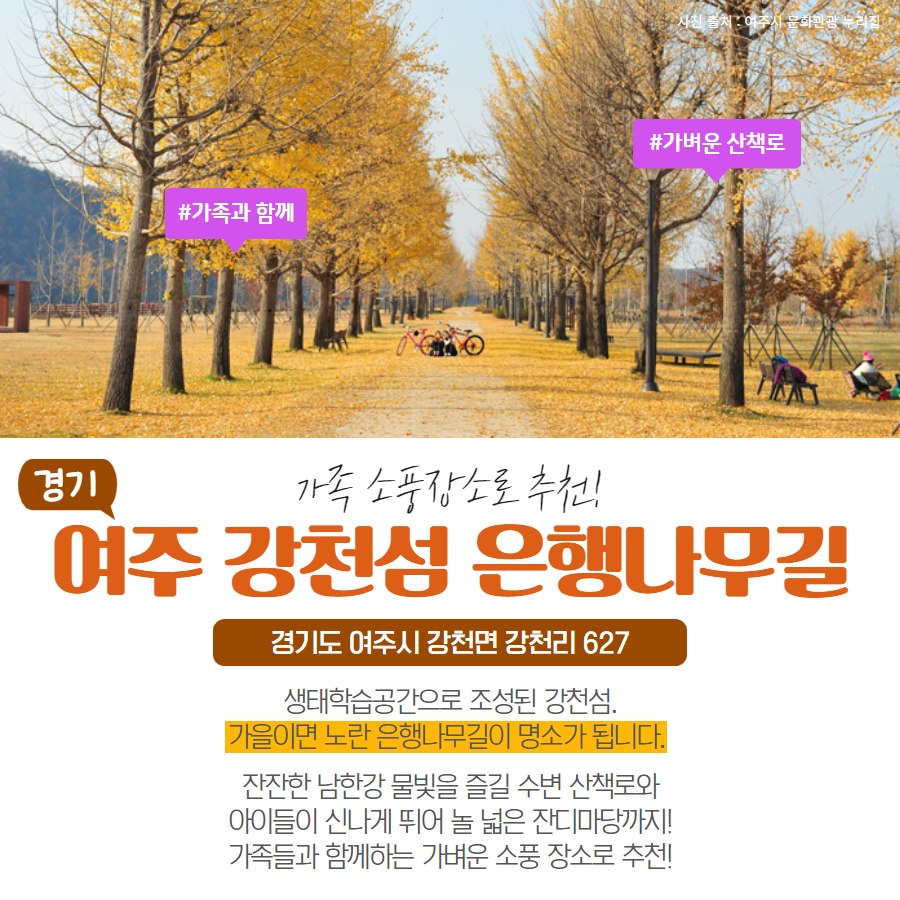 ‘K-관광, 여기 어때’…10월 추천 여행지 5곳