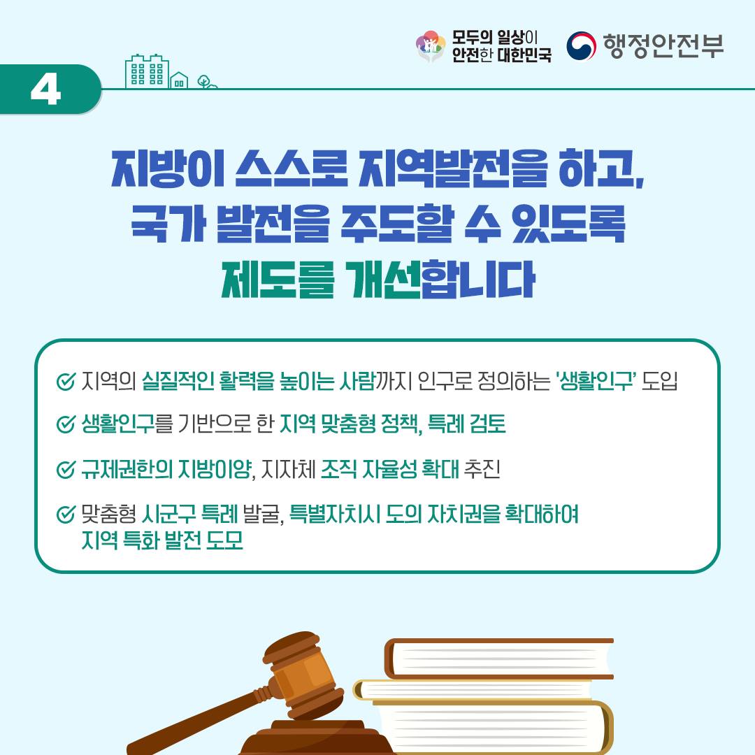 대한민국 어디서나 살기 좋은 지방시대!