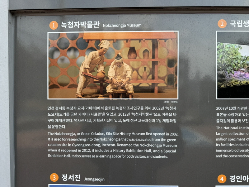 녹청자박물관 지역관광 홍보물