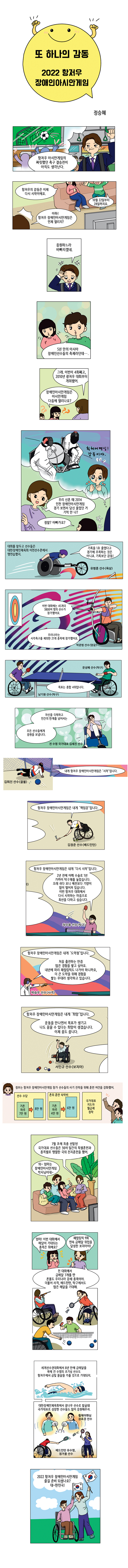 또 하나의 감동, 항저우 장애인아시안게임