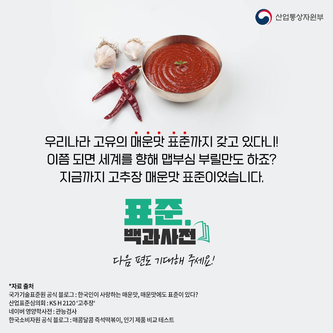 [표준 백과사전] 한국인의 맵부심, 표준으로 증명!