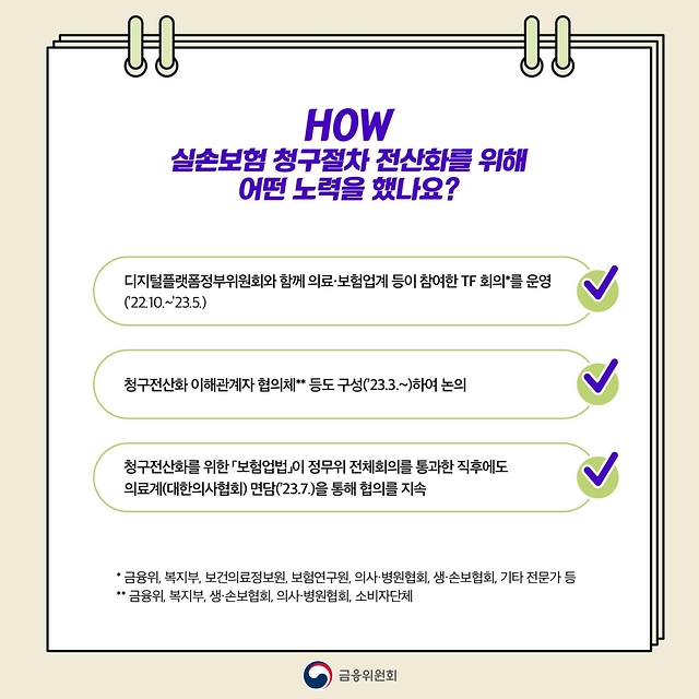 [육하원칙 금융꿀팁] 병원 진료 후 One-Stop으로 실손보험금 전산청구 가능