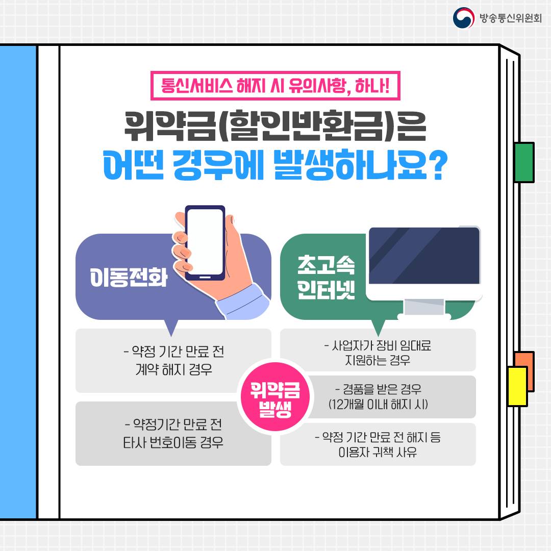 [슬기로운 통신서비스 생활] 통신서비스 해지 시 유의사항