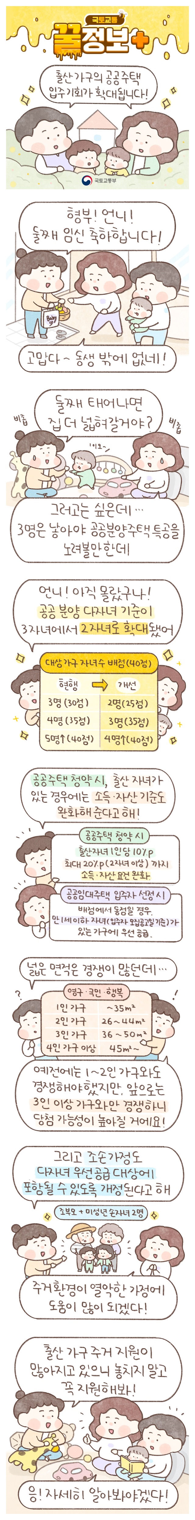 [국토교통 꿀정보] 공공분양주택 다자녀 특별공급