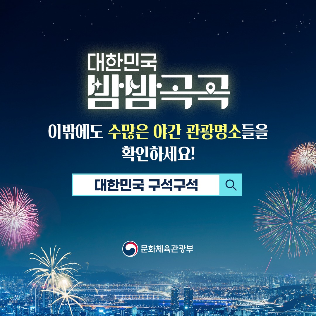 밤이 더 아름다운 대한민국! 대한민국 밤밤곡곡 100