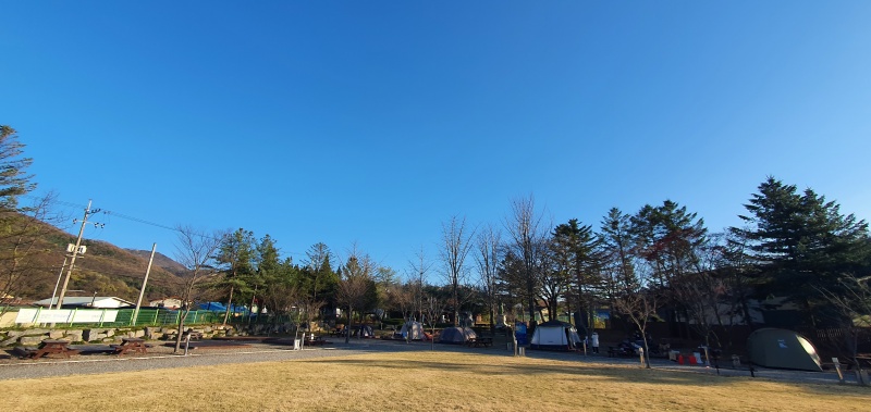 추위도 캠핑의 열정은 막을 수 없다