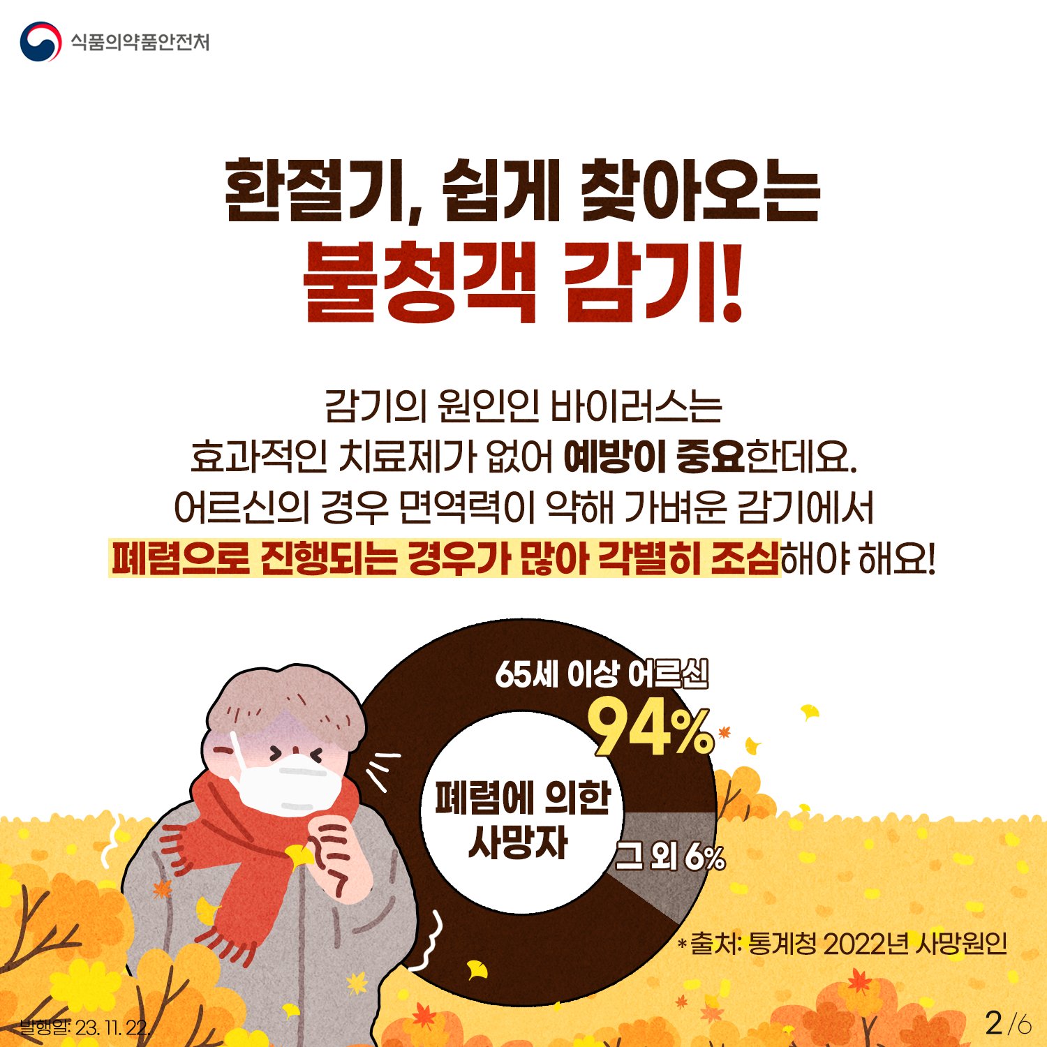 감기로부터 건강한 환절기 나기 - 어르신 편 - 전체 | 카드/한컷 | 멀티미디어 | 대한민국 정책브리핑
