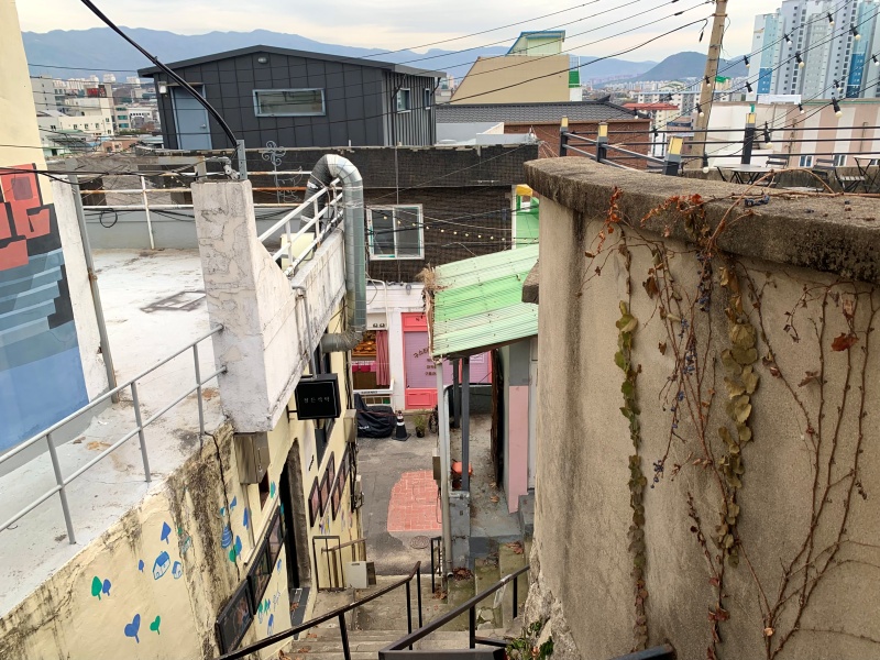 육림고개 풍경.