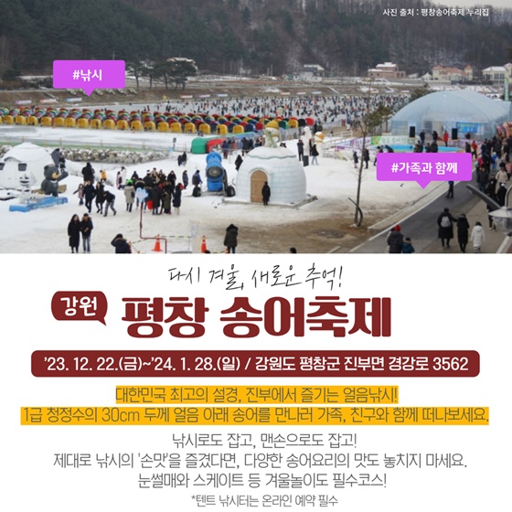 ‘K-관광, 여기 어때’…12월 추천지역축제 5곳