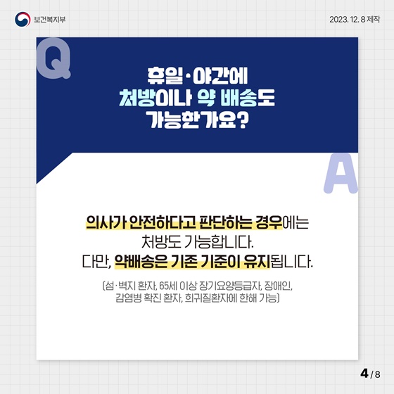 달라지는 비대면진료 시범사업! Q&A