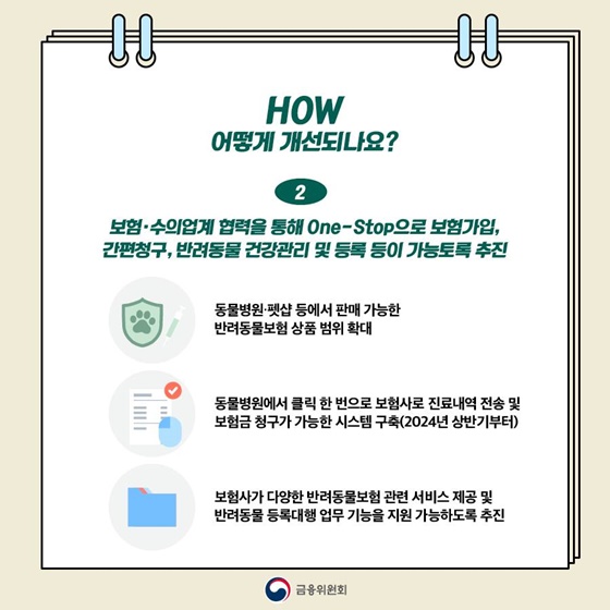 [금융꿀팁] 가입도, 이용도 더 편리해지는 반려동물보험 제도