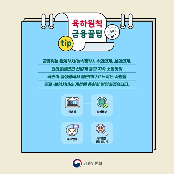 [금융꿀팁] 가입도, 이용도 더 편리해지는 반려동물보험 제도