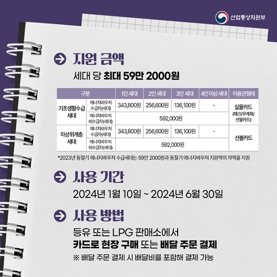 난방 취약계층이라면 난방비 지원 신청하세요!