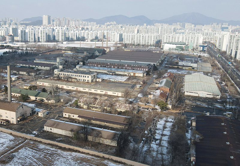 전체 부지 인천시민 품으로 모두 돌아오게 된 인천 부평미군기지 캠프마켓 전경. (사진=저작권자(c) 연합뉴스, 무단 전재-재배포 금지)