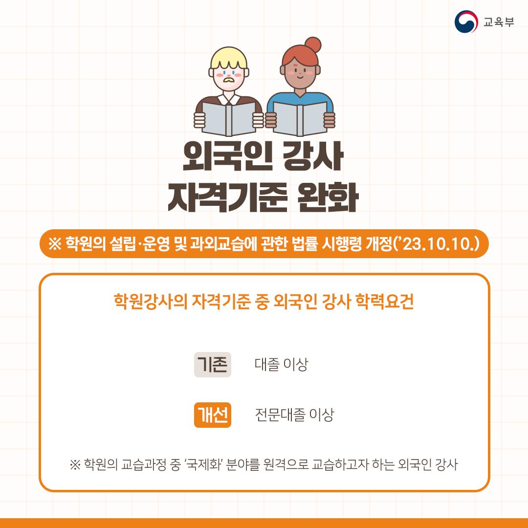 교육부 2023년 하반기 규제혁신 대표사례