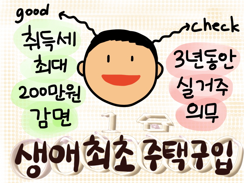 생애 최초 주택구입 취득세 감면