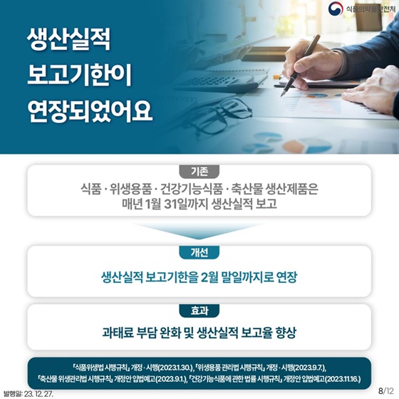 식품의약품안전처 2023년 하반기 규제혁신 대표사례