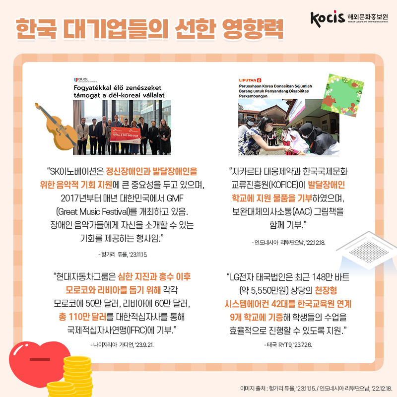 외신이 주목한 대한민국의 따뜻한 이야기들