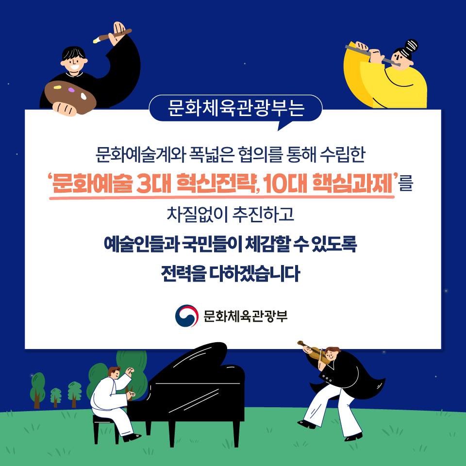 문화예술, 이렇게 혁신합니다!